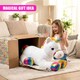 image 6 of The Magic Toy Shop Giant Unicorn Teddy Plushie 110cm Large Soft Stuffed Animal Toy