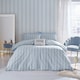 image 2 of Muriva Sassy B Stripe Tease Wallpaper - Blue/White - 10.05m x 53cm Blue