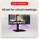 image 2 of LG 24BA450-B Computer Monitors - 23.8 Inches - Black