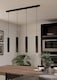 image 3 of EGLO Barbotto Modern Industrial 4 Pendant Light WBS | Black