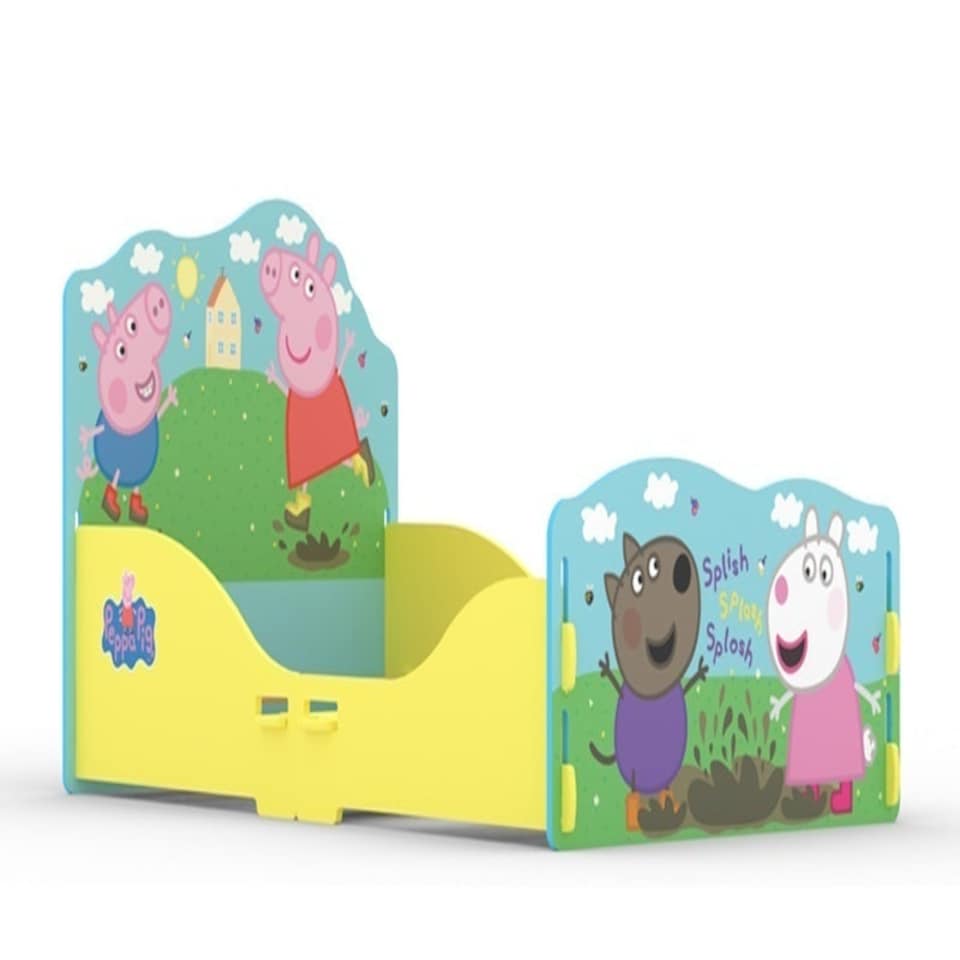 image 1 of Peppa Pig Toddler Bed - MDF/Wood - L141 x W78.1 x H64.5 cm