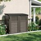 image 4 of Suncast Stow-Away Store - Stone Grey Grey