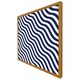 image 4 of Wavey lines (Picture Frame) Brown | XS