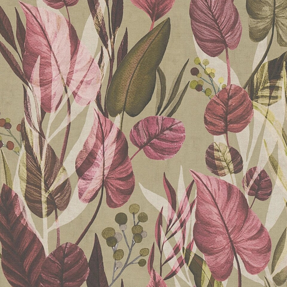 Sample of Nature's Embrace Wallpaper in Sand | Cream | Sand