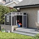image 2 of Living and Home 6x4FT Outdoor Garden Storage Shed, Light Grey | Grey | Light Grey | 1