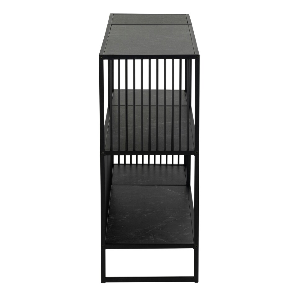 image 1 of Strington Bookcase with 2 Shelves in Black