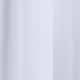 image 3 of Sheer White Plain Woven Voile Slot Top Curtain Panel Pair (55x90") 145x229m