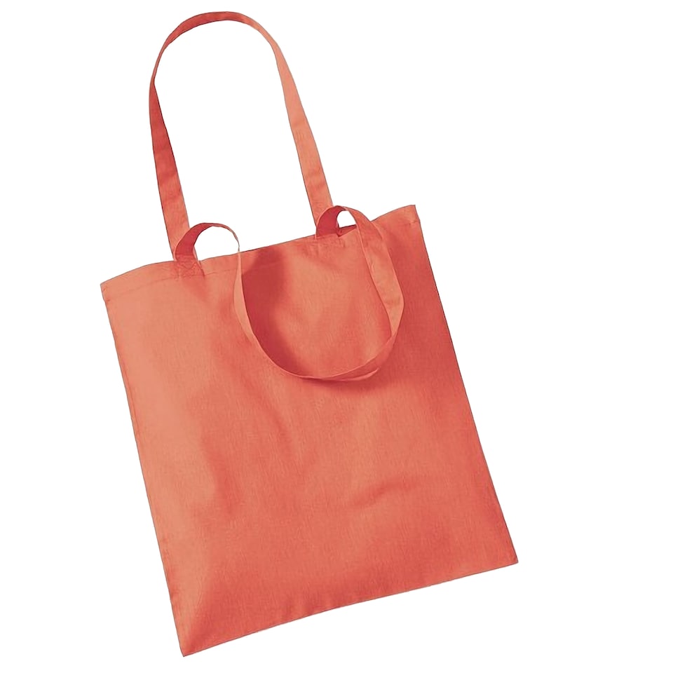 image 1 of Westford Mill Promo Bag For Life - 10 Litres | Orange | Coral | One Size | 1