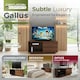 image 3 of Centurion Supports Gallus Premium Walnut with 2-Walnut Drawers and 3-Shelves 32"-55" LED/OLED/LCD TV Cabinet | Brown | 1