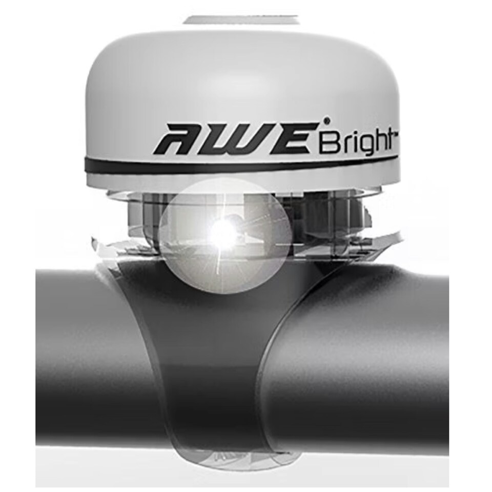 image 1 of AWE AWEBright LED Light White Bike Bell