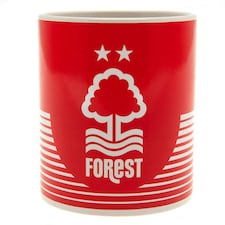 Nottingham Forest FC Line Mug - Red/White - 9cm x 8cm