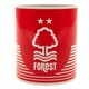 image 1 of Nottingham Forest FC Line Mug - Red/White - 9cm x 8cm