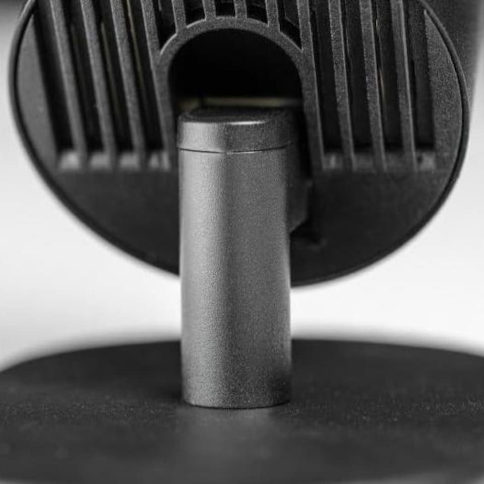 image 1 of CGC SOLIS Black Triple GU10 Adjustable Ceiling Spotlight Bar with Halo Ring | Black | black | Bar Length: 35cm, Bar Width: 7cm, Length From Bar to End of Spotlight: 15cm