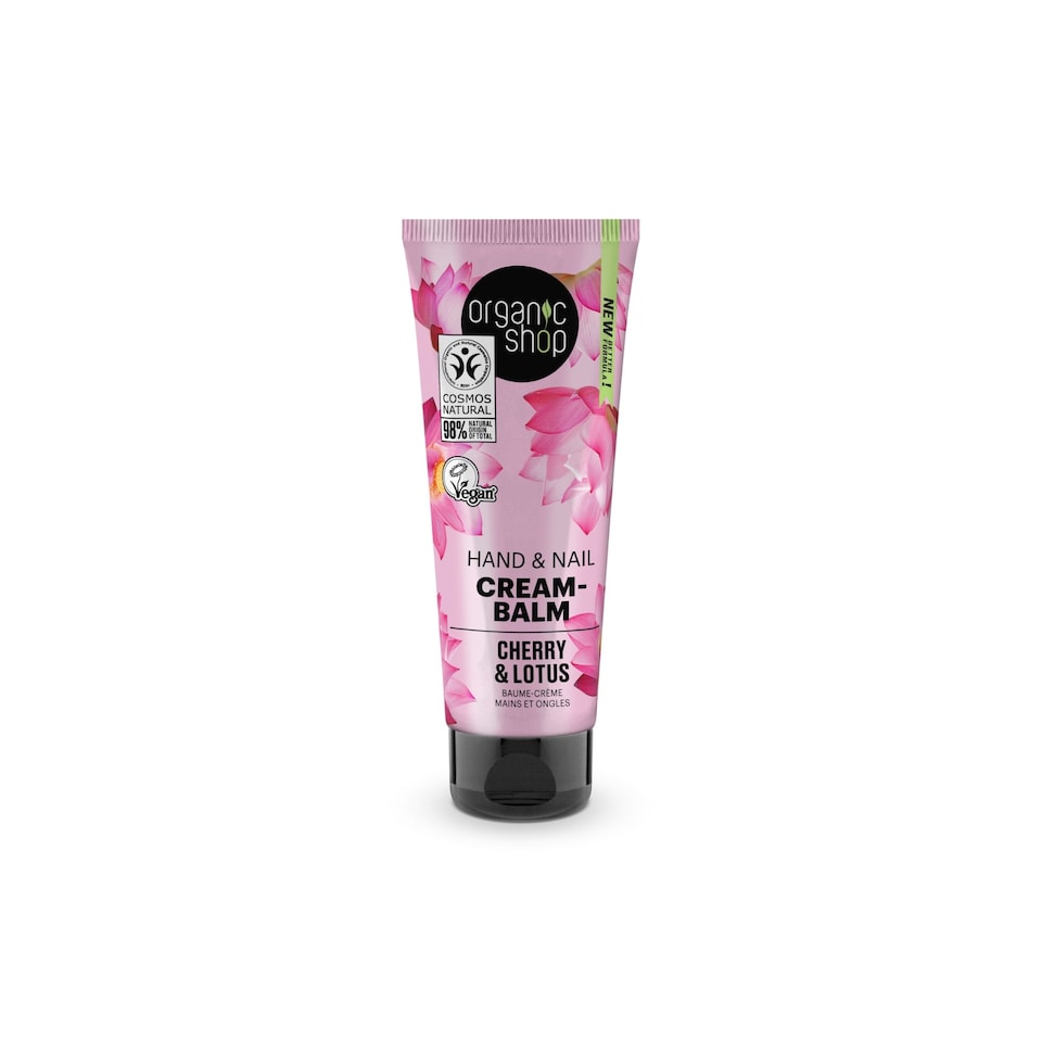 image 1 of Organic Shop Hand&Nail Cream Cherry&Lotus 75ml