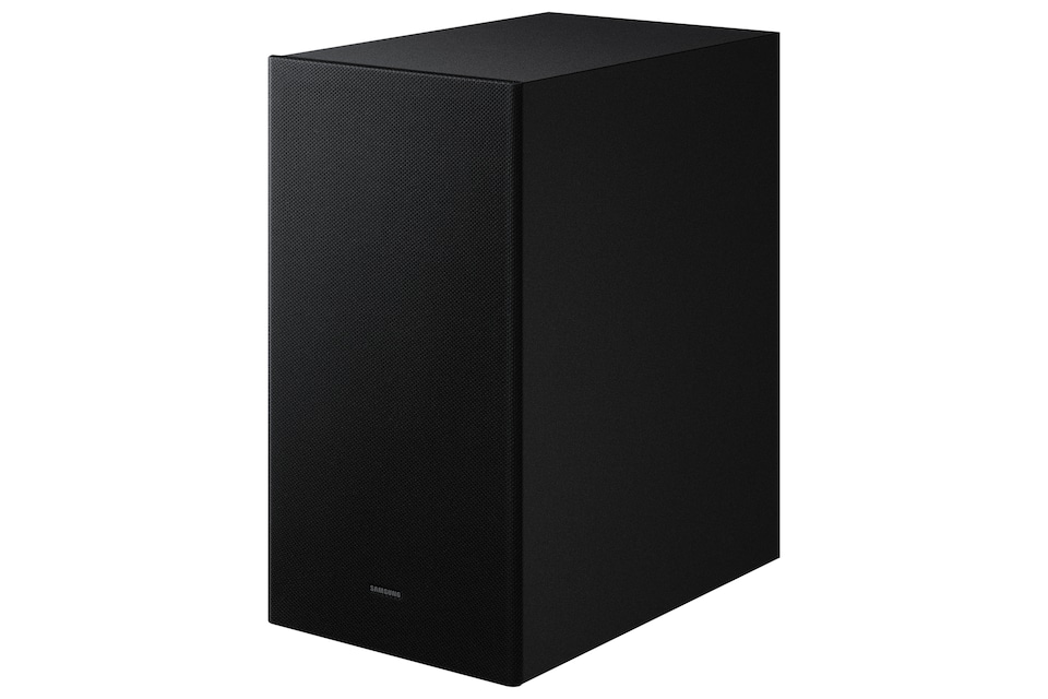 image 1 of Samsung HW-B750F, 5.1 channels, 400 W, DTS Virtual:X, Dolby Digital 5.1, Black, AAC, AIFF, FLAC, MP3, OGG, WAV, Wired & Wireless