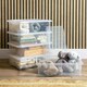 image 5 of Wham Crystal 5 x 32L Stackable Plastic Storage Boxes with Lids Clear
