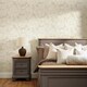 image 3 of Eternal Leaf Wallpaper in Taupe and Cream Multi