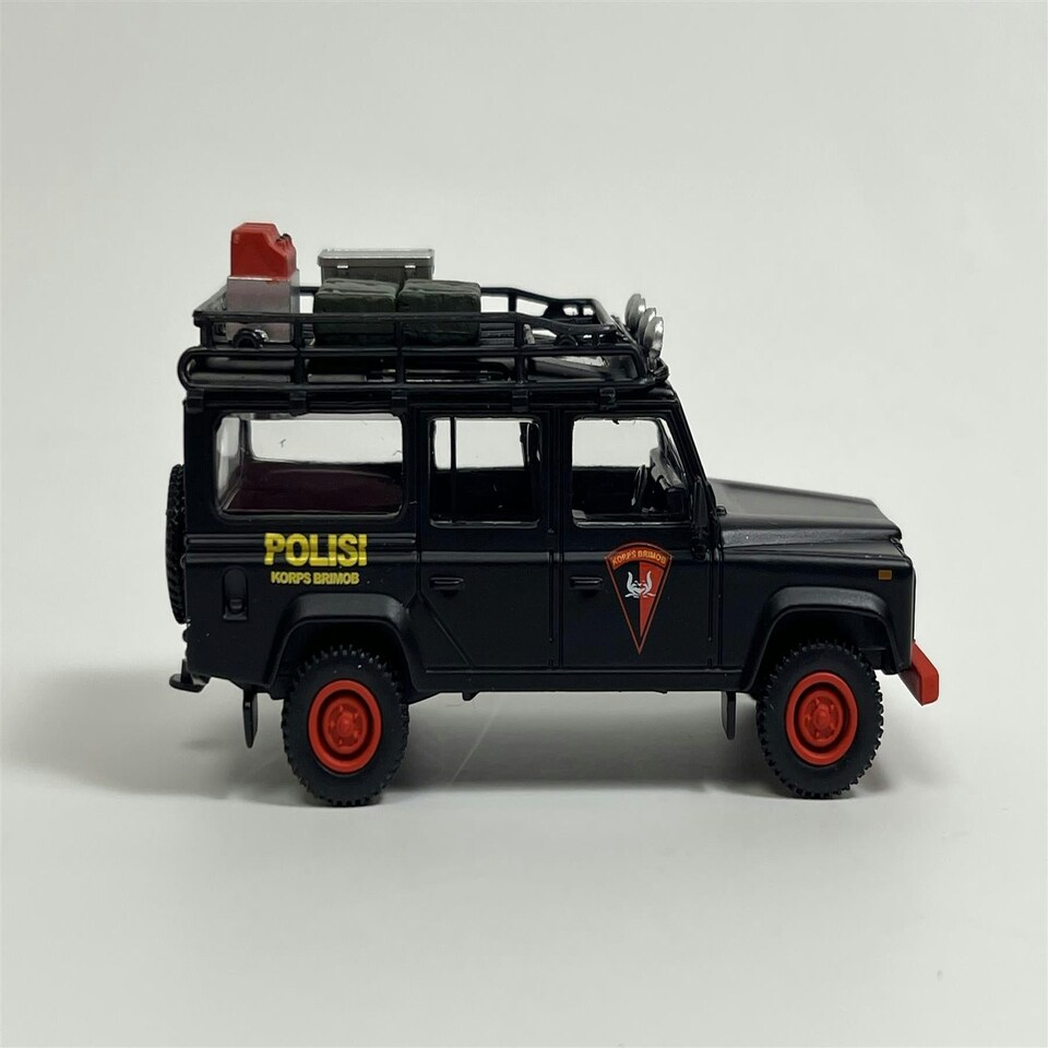 image 1 of Land Rover Defender 110 Mobile Brigade Corps 1:64 Scale Mini GT MGT00522R
