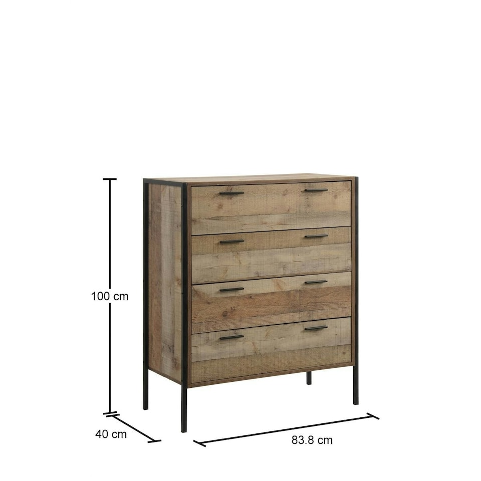 image 1 of 4 Drawer Chest of Drawers