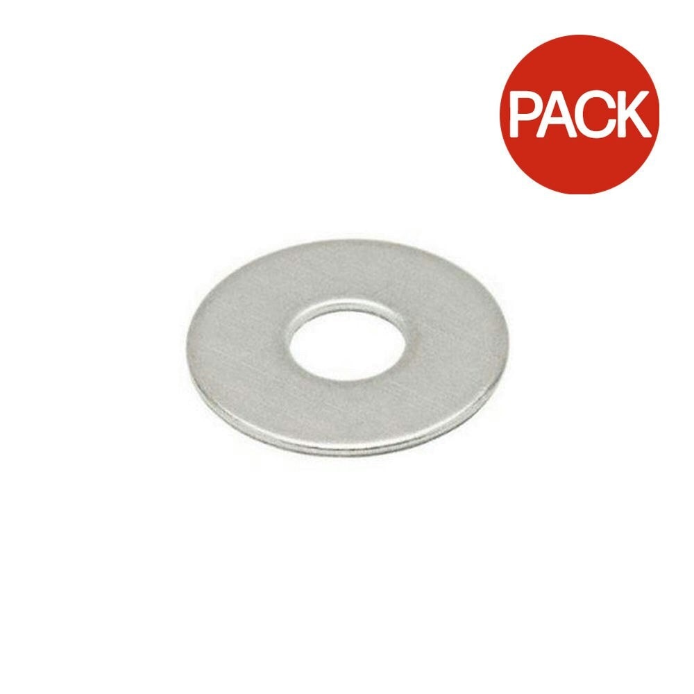 Securfix Zinc Plated Penny Washers (Pack of 100) - Silver - One Size