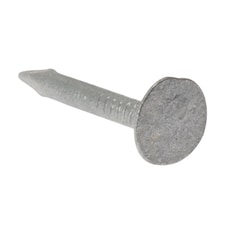 Forgefix Clout Nails, Extra Large Head, Galvanised - Galvanised - 30mm Bag Weight 2.5kg