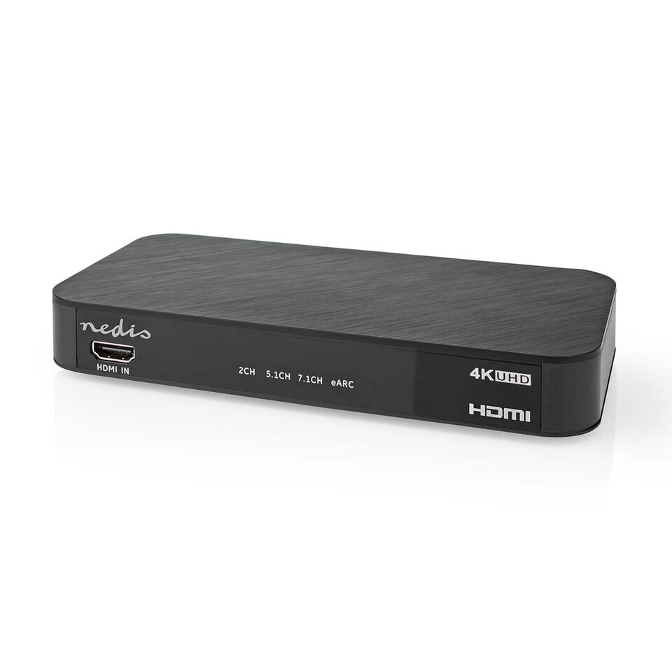 image 1 of Nedis HDMI eARC Audio Converter, Splits eARC to ARC & eARC, Supports Dolby Atmos, DTS:X, DTS Master, Dolby TrueHD, 4K@60 HDR, Toslink & 3.5mm Out