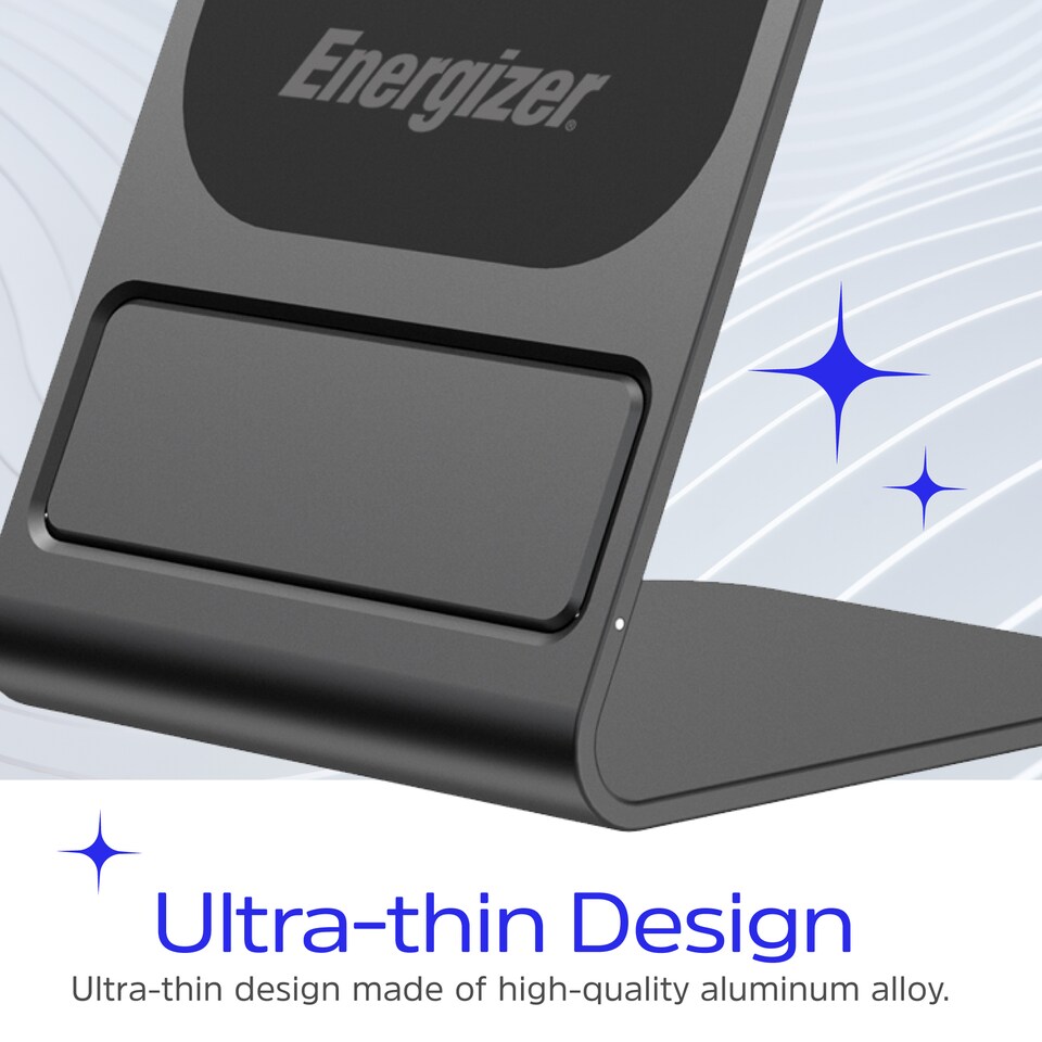 image 1 of Energizer WCP109 15W QI Wireless Stand Black