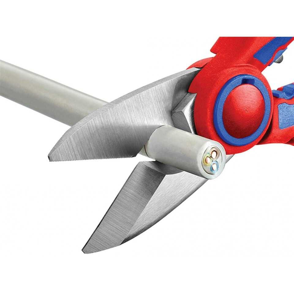 image 1 of Knipex 95 05 Series Electrician's Shears - Multi Colour - 160mm