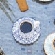 image 6 of Nicola Spring 12 Piece Hand-Printed Espresso Cup & Saucer Set - 65ml - Navy