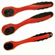 image 1 of Mixed Drive 1/4" 3/8" + 1/2" Curved Quick Release Reversible Ratchets Drivers