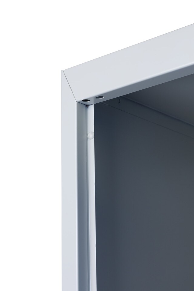 image 1 of Phoenix PL Series PL1233GBK 1 Column 2 Door 300mm Deep Personal locker Grey Body/Blue Doors with Key Lock