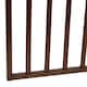 image 4 of Dark Brown Dog Safety Folding Wooden Pet Gate Portable Indoor Barrier