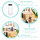 image 2 of Argon Tableware 4 Piece Flip Lock Plastic Food Storage Containers Set - Black