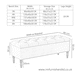 image 3 of 120cm Swiss Chesterfield Ottoman Storage Bench- Plush Velvet Shoe Bench - Duck Egg Upholstery Footstool with Storage