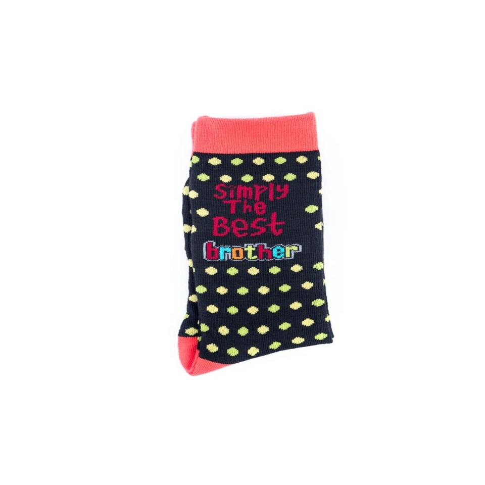 image 1 of Simply The Best Brother Socks | Multi
