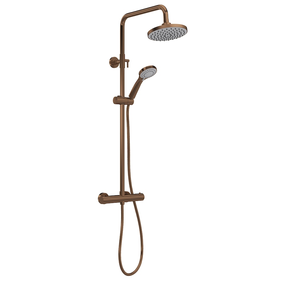 image 1 of Balterley Round Thermostatic Bar Valve & Kit