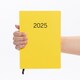 image 2 of 2027 Diary A5 Week to View - Hardback Planner Organiser with Ribbon Bookmark - Weekly Appointment Journal Notebook (Yellow) | Yellow | Yellow
