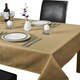 image 1 of Chequers Tablecloth - Coffee - 178x274cm