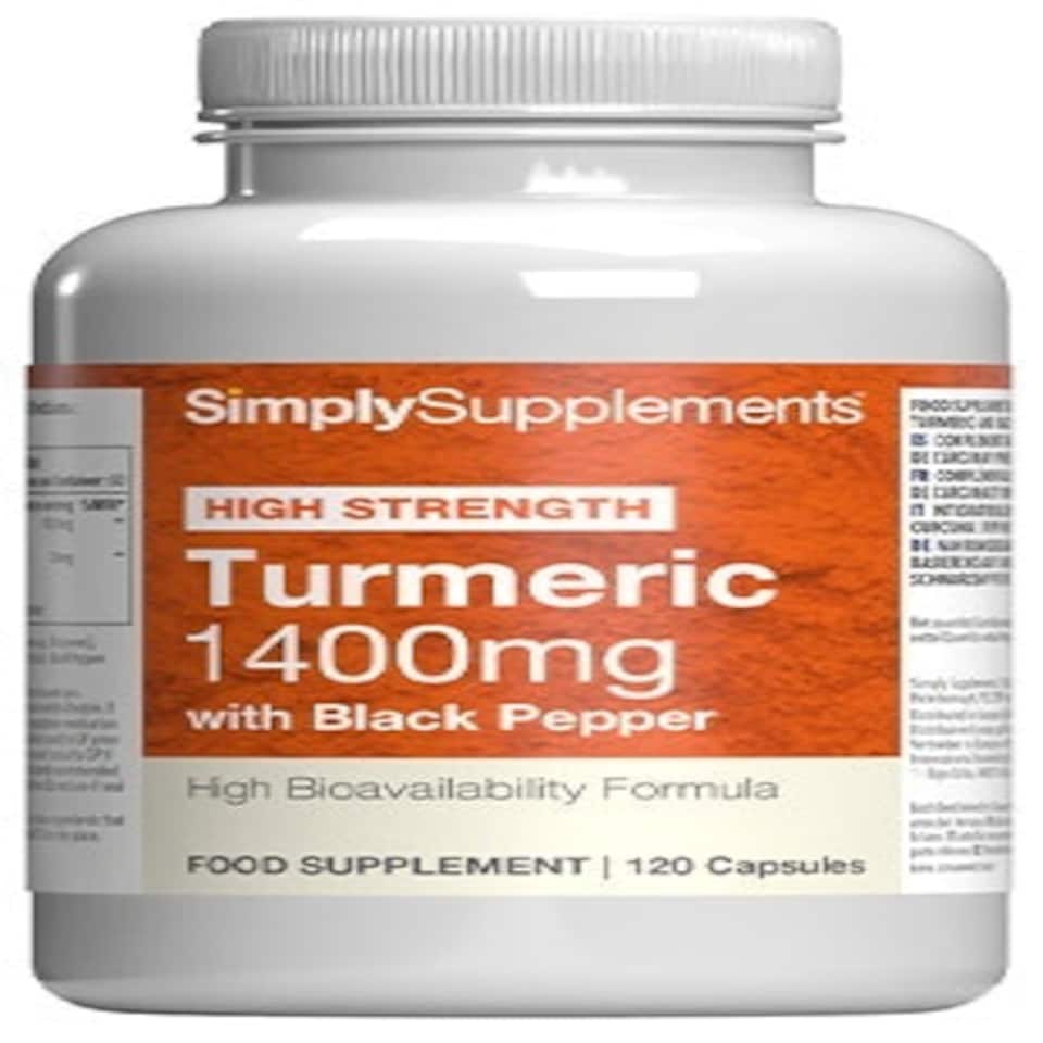 image 1 of Turmeric 1400mg with Black Pepper - 120 Capsules