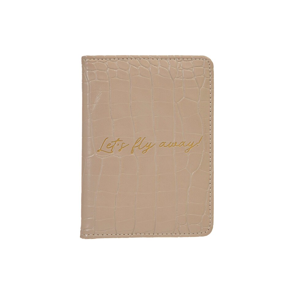 image 1 of Danielle Creations Taupe Passport Cover | Brown