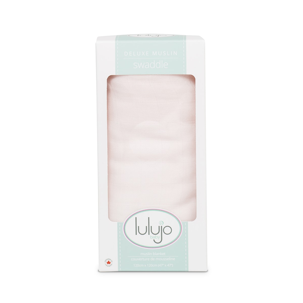 Lulujo Bamboo Swaddle Blanket - Pink