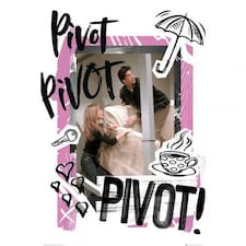 Friends Pivot Poster - Black/Pink - One Size