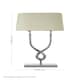 image 2 of Interiors by Premier Table Lamp with Cross Base Silver