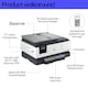 image 10 of HP 8132e Multifunction Printers - 512MB - Grey