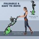 image 6 of HOMCOM 2-In-1 Folding Exercise Bike with 8-Level Magnetic Resistance Green