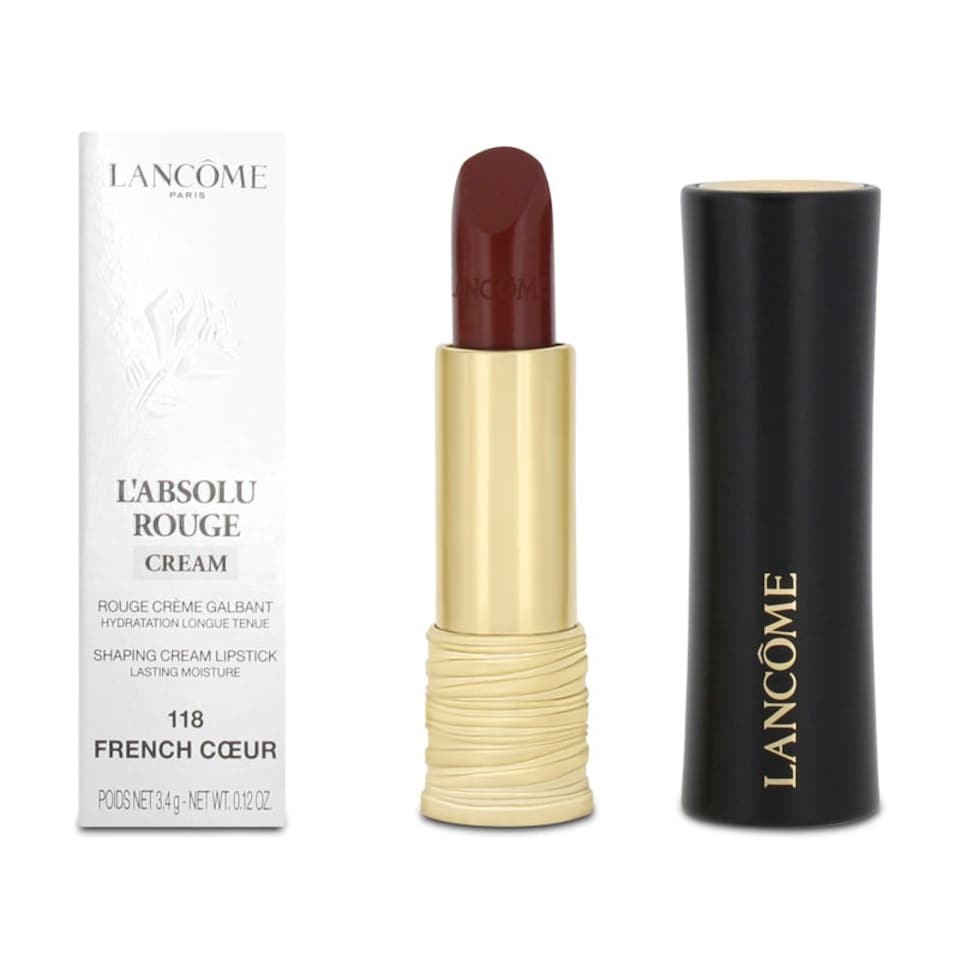 image 1 of Lancôme L'Absolu Red Lipstick Rouge Cream 118 French Coeur N/A