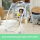 image 2 of Ingenuity Sun Valley Milestone Foldable Baby Swing  6-Speed Grey From 0-9 Months
