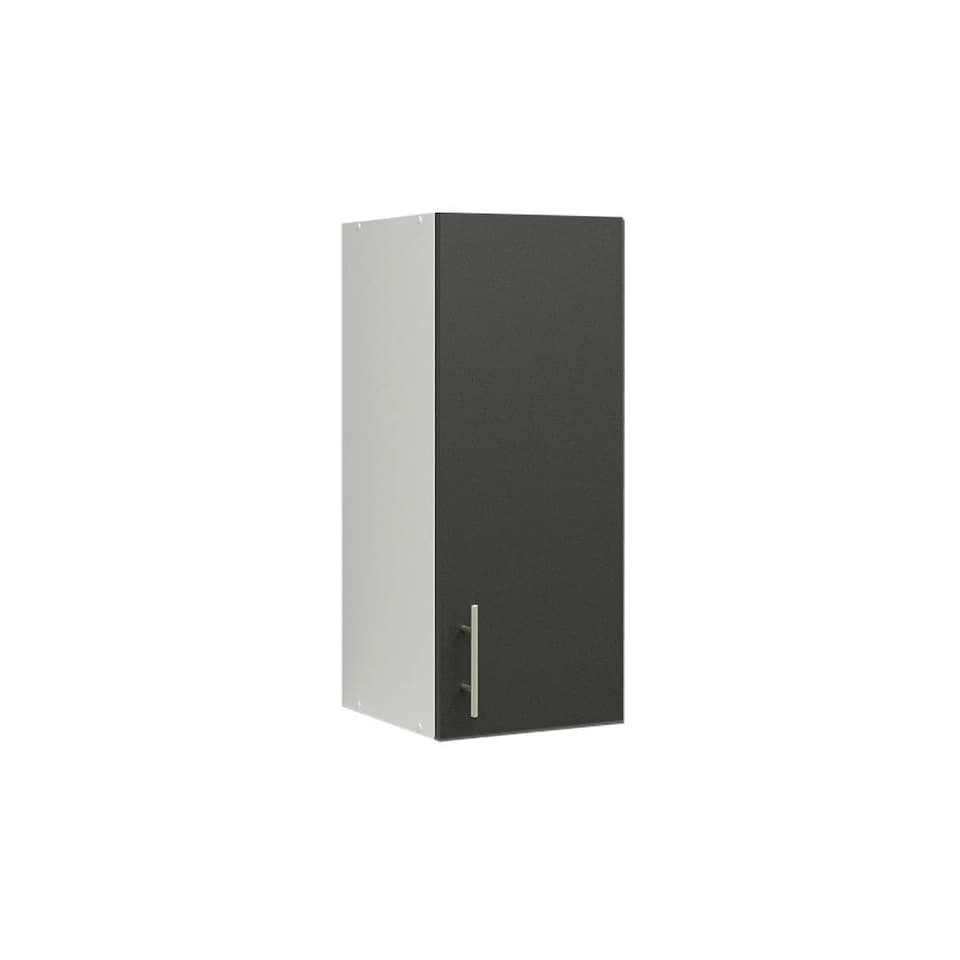 image 1 of JD Greta Kitchen Wall Unit 300mm Storage Cabinet With Doors and Shelf 30cm - Dark Grey Matt