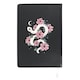 image 2 of Something Different Serpentine Floral Snake A5 Notebook - Black/Pink/White - One Size