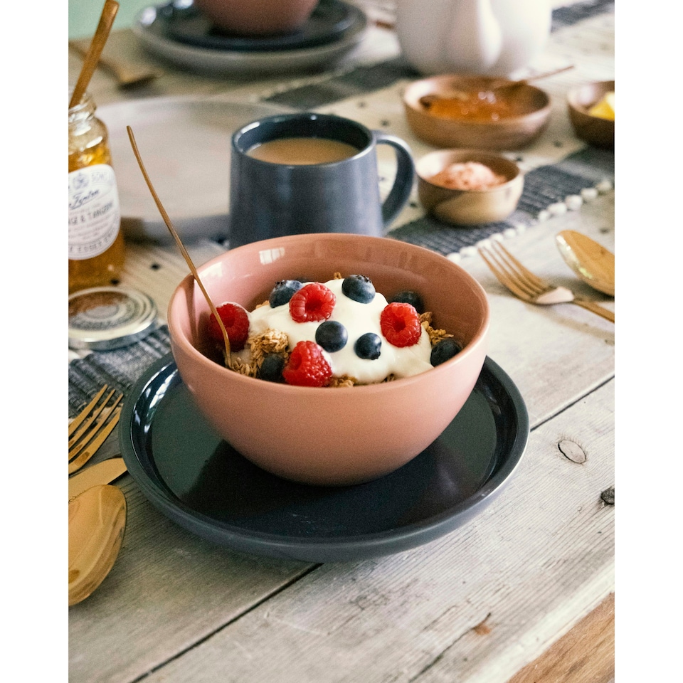 image 1 of Mikasa Serenity Ceramic 440ml Slate Grey Mug | Grey